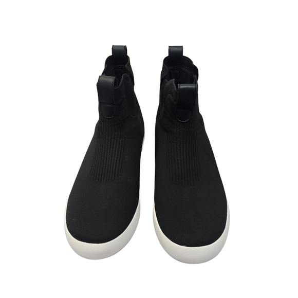 Vessi Men's Chelsea Sneaker Asphalt Waterproof Black On Off White 2 / Size M10 - Picture 2 of 15